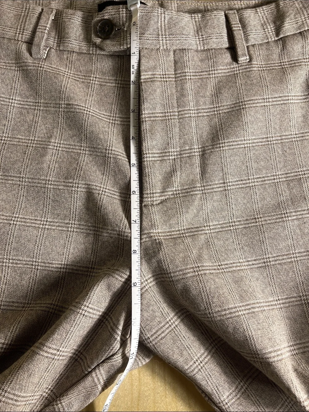 Banana Republic brown Plaid Dress Pants size 32x30